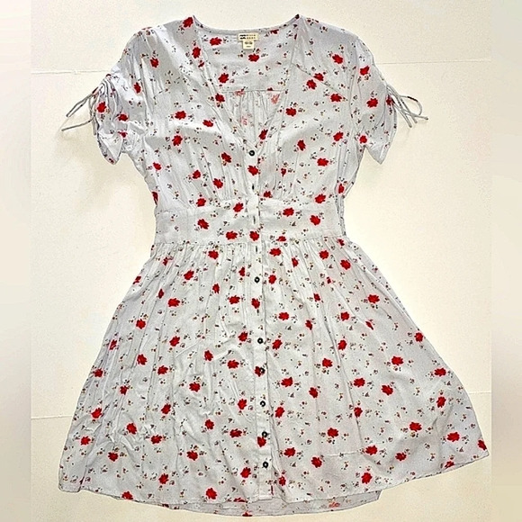 BILLABONG Blue Floral Mini dress - Picture 2 of 8